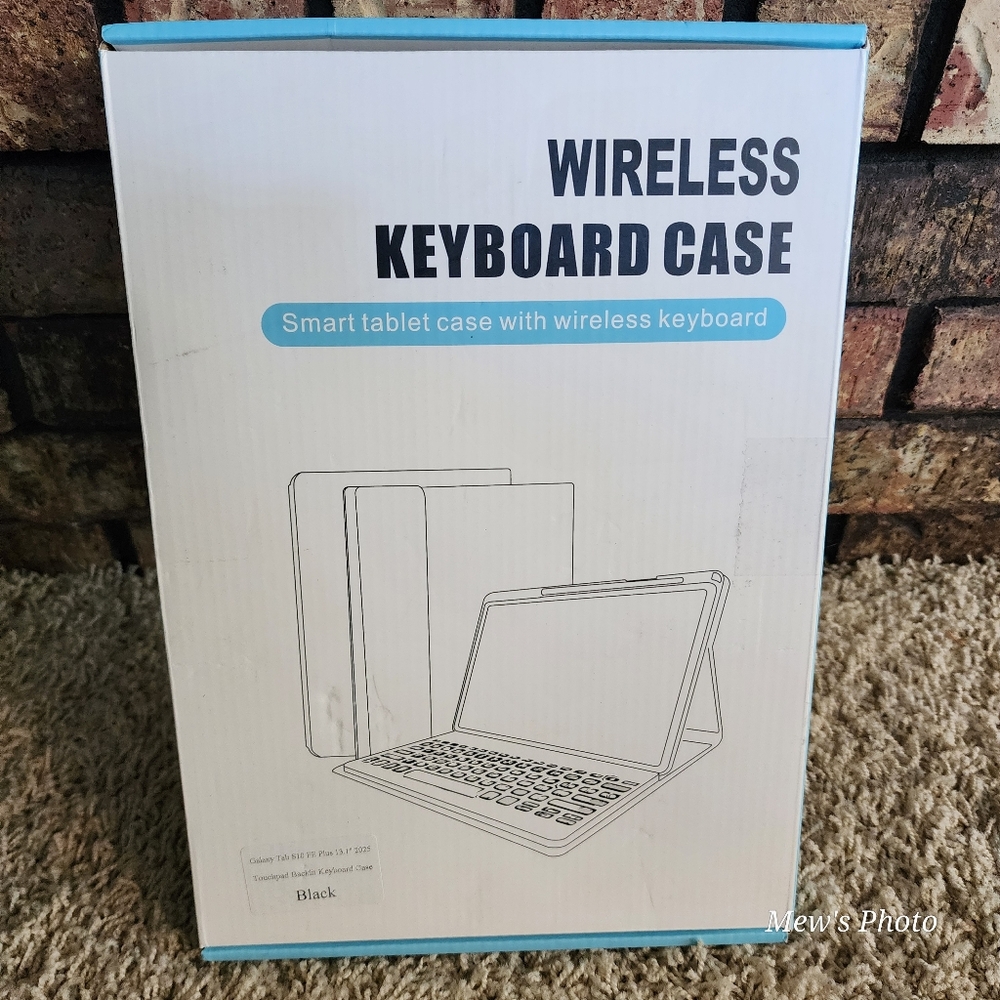 Wireless Keyboard Case for Samsung Galaxy Tab S10 FE Plus 13.1"
